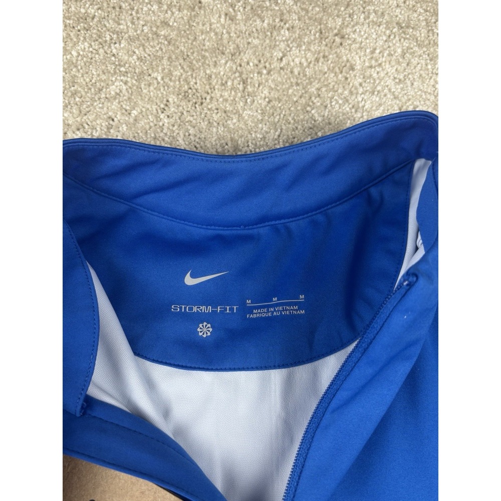 Nike Storm-Fit Strike 24 Drill Top 1/4 Zip Pullover  Royal FD7587-467 Size M - Picture 2 of 8